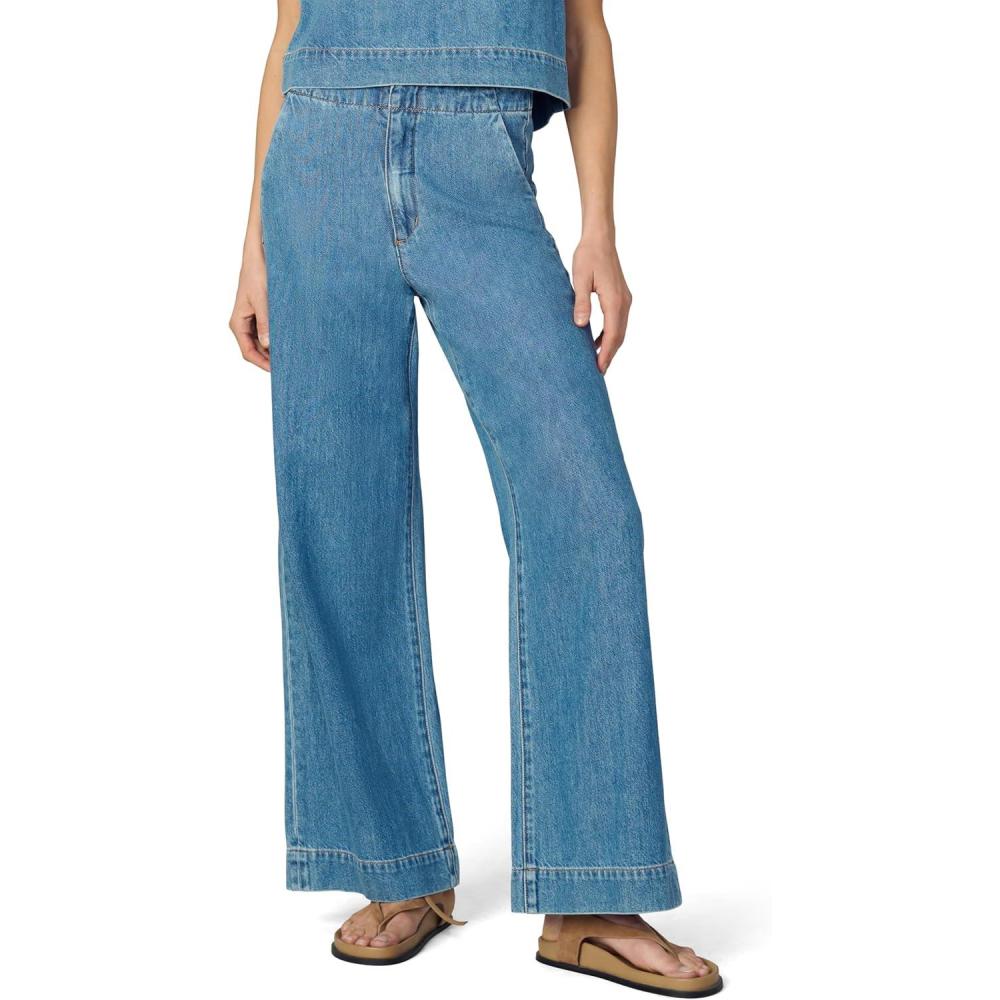 image:imageJoes Womens The Clean Denim High Rise Wide Leg TrouserRevelation