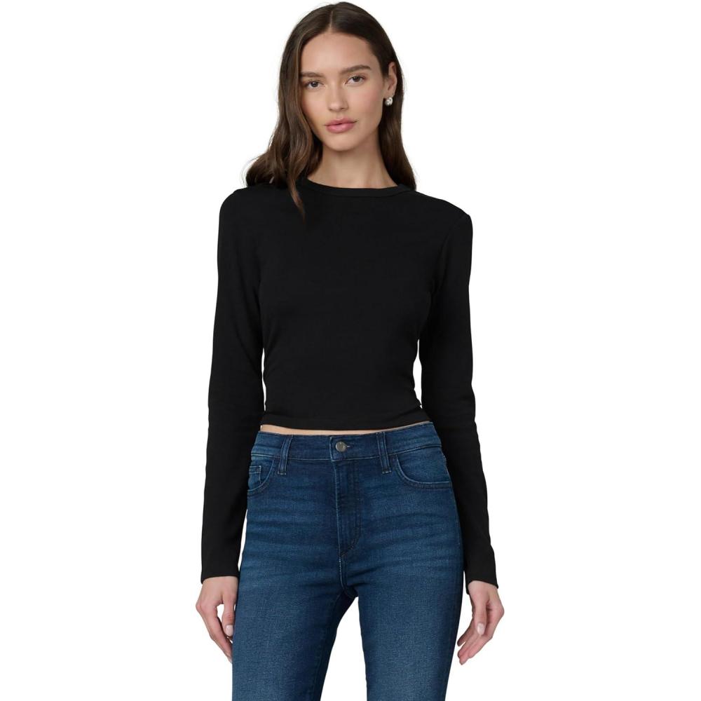 image:imageJoes Womens The Long Sleeve Baby TeeBlack