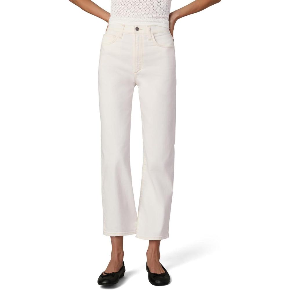 image:imageJoes Womens The Margot High Rise Cropped Straight Leg JeanMilk