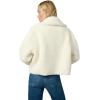 Joe’s Jeans Women’s Halle Reversible Sherpa Jacket(Almond and Cream)