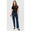 Joe’s Jeans Women’s The Crochet Baby Tee(Black)