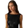 Joe’s Women’s The Boatneck Tank(Black Metallic)