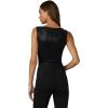 Joe’s Women’s The Boatneck Tank(Black Metallic)