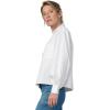 Joe’s Women’s The Charlotte Popover V-Neck Blouse(White)
