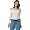 Joe’s Women’s The Devin Off The Shoulder Long Sleeve Top(Ecru)