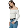 Joe’s Women’s The Devin Off The Shoulder Long Sleeve Top(Ecru)