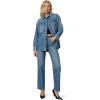 Joe’s Women’s The Katrina Shirt Jacket With Stones(Stargaze)