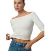 Joe’s Women’s The Laur Off The Shoulder Top(Ecru)