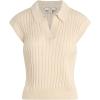 Joe’s Women’s The Mal Popover Sweater Vest(Creme Brulee)