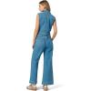 Joe’s Women’s The Pasha Sleeveless Denim Jumpsuit(Stand By)