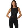 Joe’s Women’s The Boatneck Tank(Black Metallic)