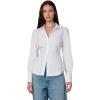 Joe’s Women’s The Cora Slim Fit Long Sleeve Shirt(White)