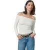 Joe’s Women’s The Devin Off The Shoulder Long Sleeve Top(Ecru)
