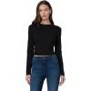 Joe’s Women’s The Long Sleeve Baby Tee(Black)