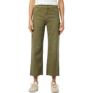 Joe’s Jeans Women’s The Blake Wide Leg W Raw Hem, Burnt Olive, 26