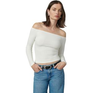 Joe’s Women’s The Devin Off The Shoulder Long Sleeve Top(Ecru)